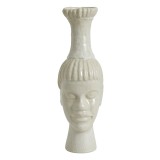 KUMIKO VASE FACE WHITE